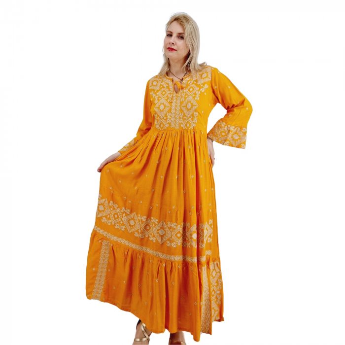 Rochie Traditionala cu broderie Melania 3 [2]
