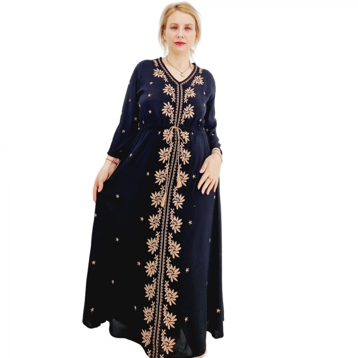 Rochie Traditionala cu broderie Sabina [6]