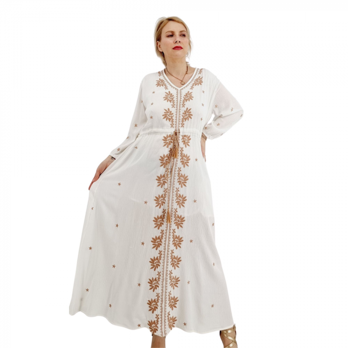 Rochie Traditionala cu broderie Sabina 2 [6]