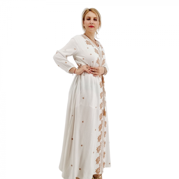 Rochie Traditionala cu broderie Sabina 2 [4]