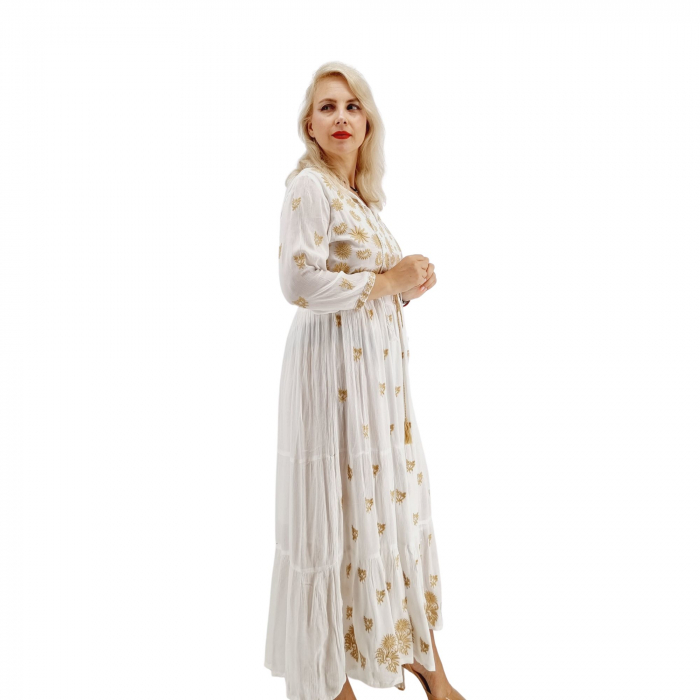 Rochie Traditionala cu broderie Sara 6 [5]