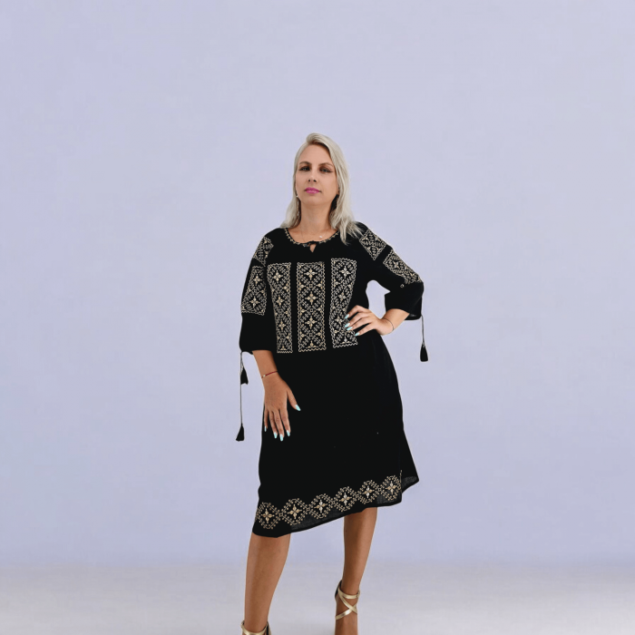 Rochie Traditionala Elodia 4 - masuri mari [4]