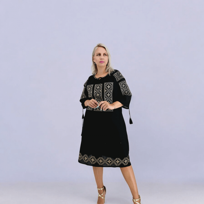 Rochie Traditionala Elodia 4 - masuri mari [3]
