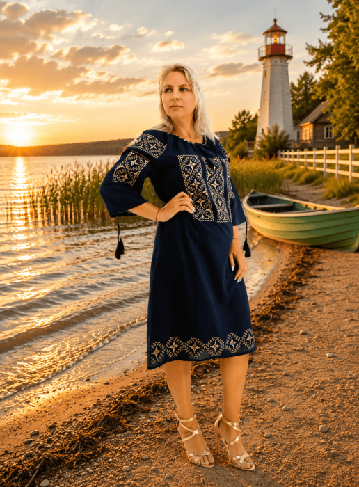 Rochie Traditionala Elodia 5 - masuri mari [2]