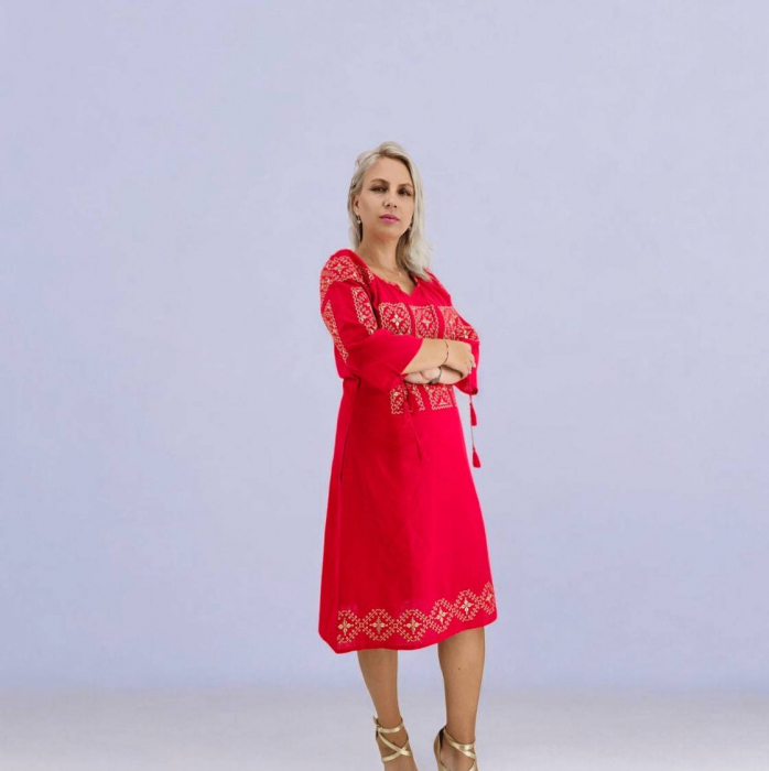 Rochie Traditionala Elodia 6 - masuri mari [5]