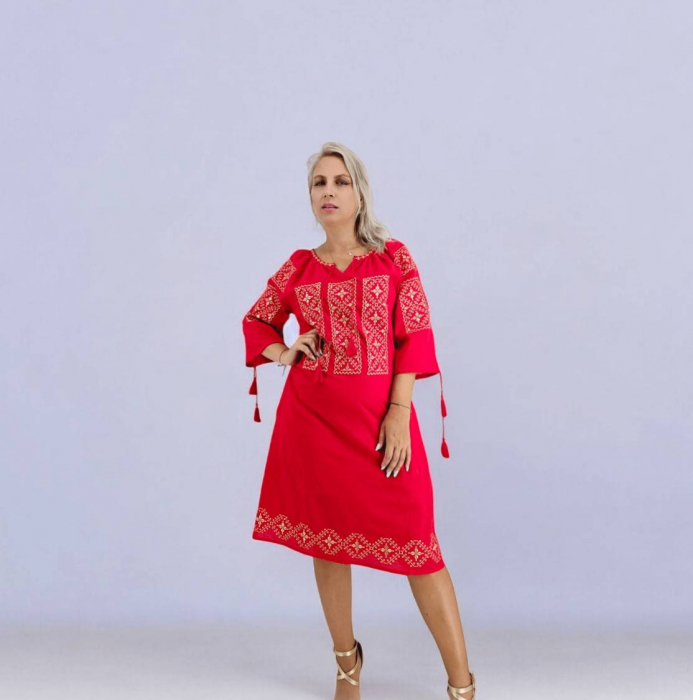 Rochie Traditionala Elodia 6 - masuri mari [6]