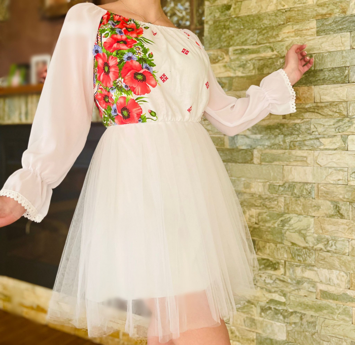 Rochie Traditionala stilizata cu maci 16 [2]