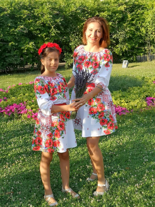 Rochie Traditionala stilizata cu maci [5]