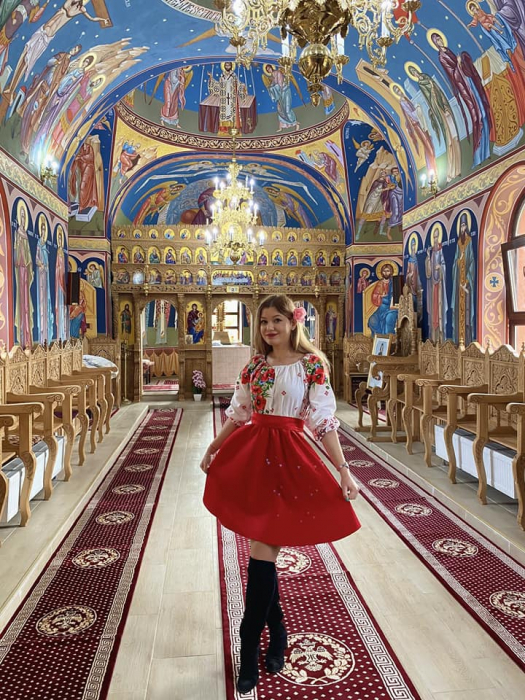 Rochie Traditionala stilizata cu maci 9 [5]