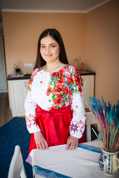 Rochie Traditionala stilizata cu maci 9 [7]