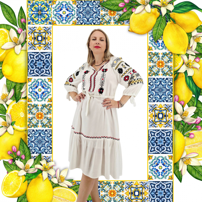 Стилна рокля Tudorita 3 [2]