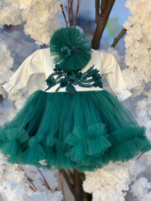 Rochie de ocazie fetita Smarald Rochie de ocazie fetita Smarald