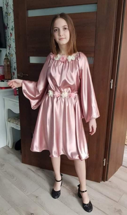 Rochita eleganta roz Neli [2]