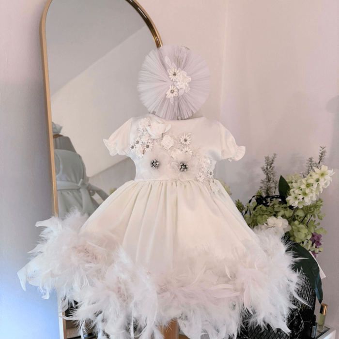 Rochita fetite cu tulle ,margele si broderie - Karmen 2 [2]