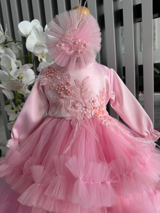 Rochita fetite cu tulle ,margele si broderie - Karmen [6]