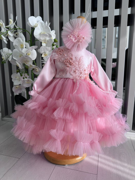 Rochita fetite cu tulle ,margele si broderie - Karmen [7]