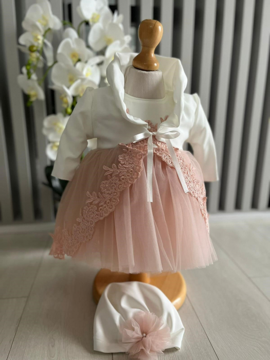 Rochita de fetite Printesa cu bolero Roz [4]