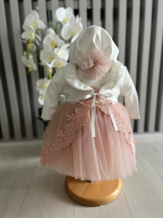 Rochita de fetite Printesa cu bolero Roz [6]
