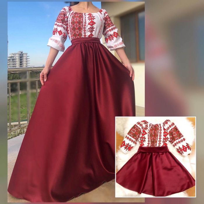 Rochita stilizata cu motive traditionale laura 5
