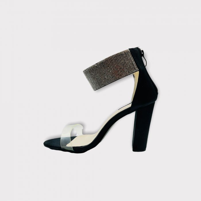 Sandale cu toc gross - Rhine Black [2]