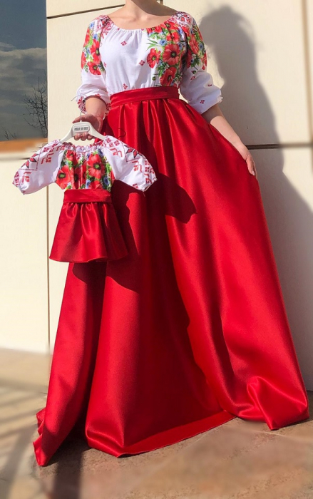 Set rochii stilizate traditional -Mama si Fiica - model 2 [1]