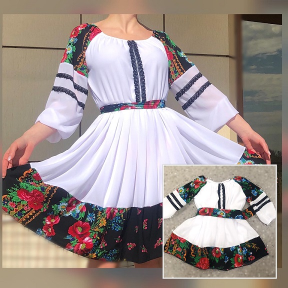 Set rochii stilizate traditional - Mama si Fiica - model 6 [1]