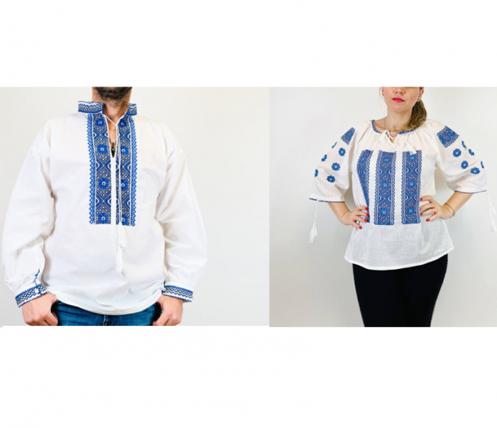Set traditional cuplu traian 4