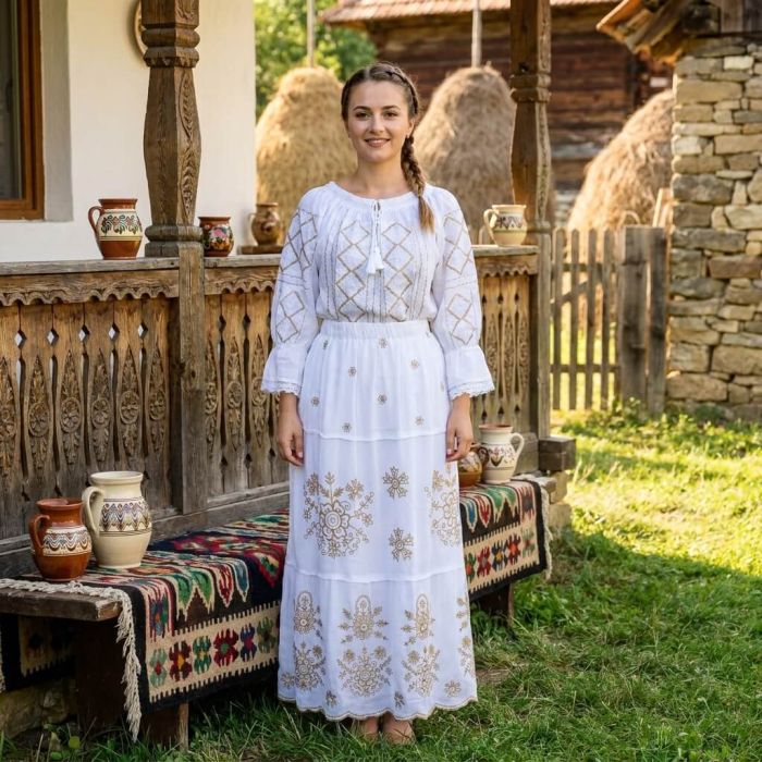 Set traditional format din ie si fusta 112 [3]