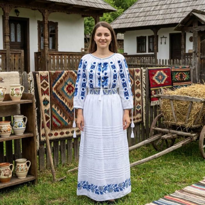 Set traditional format din ie si fusta 114 [2]