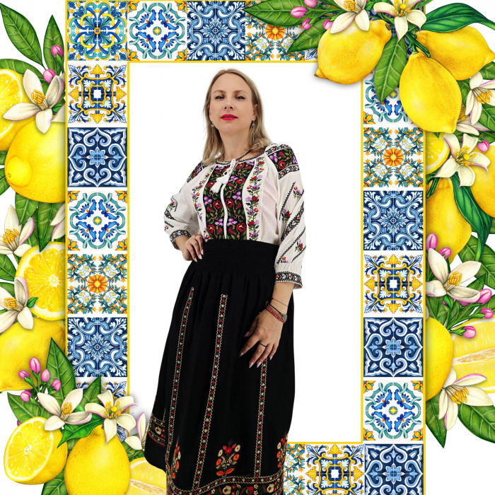 Елегантен комплект: Блуза и пола 30 [2]