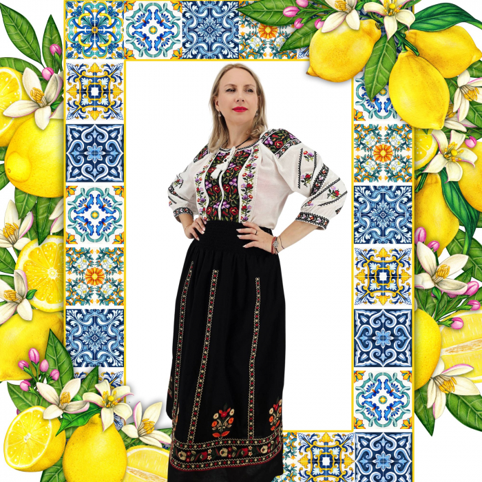 Елегантен комплект: Блуза и пола 30 [3]