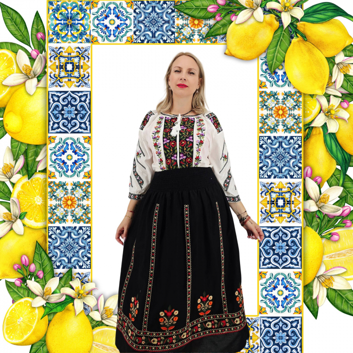 Елегантен комплект: Блуза и пола 30 [1]