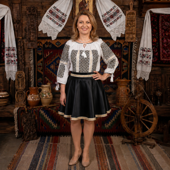 Set traditional format din ie si fusta 40 [2]