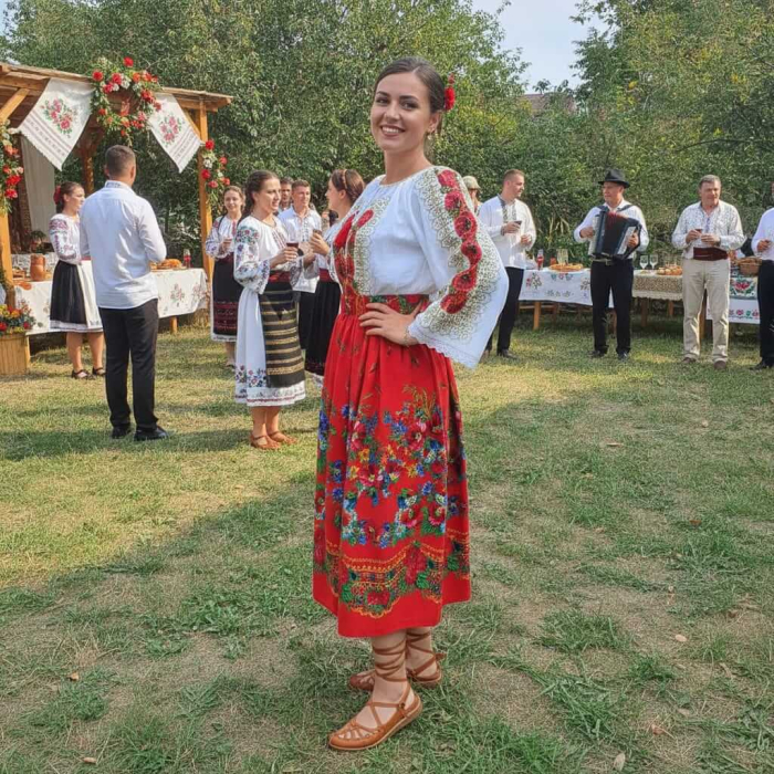Set traditional format din ie si fusta 68 [2]