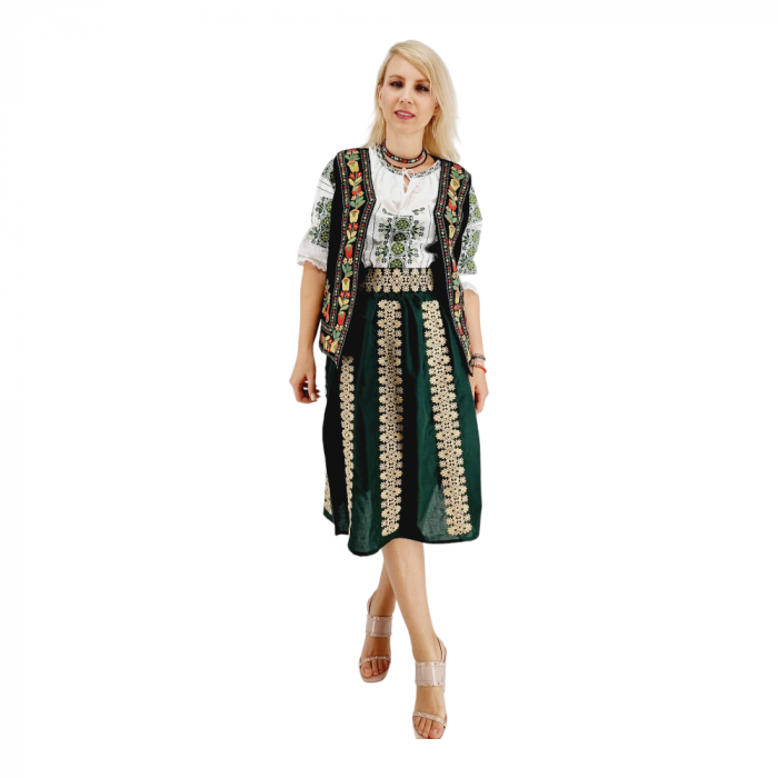 Set traditional format din ie,fusta si vesta XXI [2]