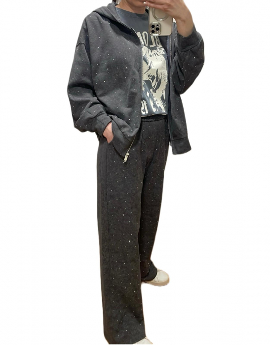 Trening dama Onesize  cu accesoriu ( bluza si pantaloni ) [2]