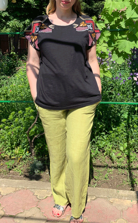 Tricou brodat Sanzi [2]