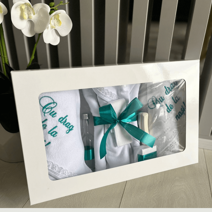 Trusou Botez format din 8 piese culoare Turcoaz [2]