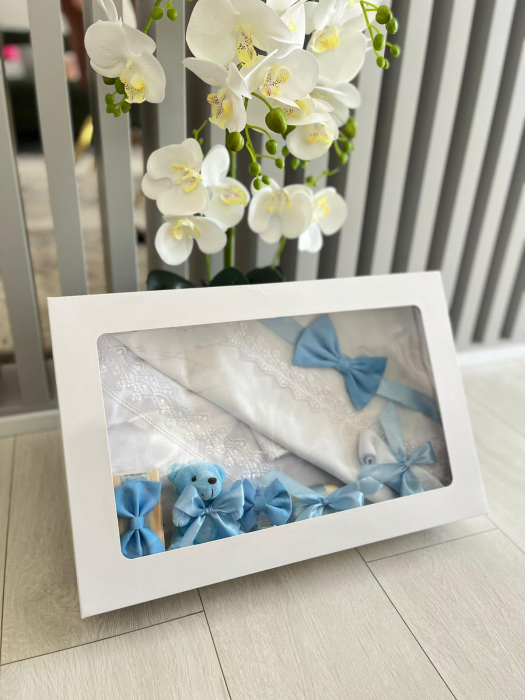 Trusou Botez format din 9 piese cu Ursulet - Blue [3]