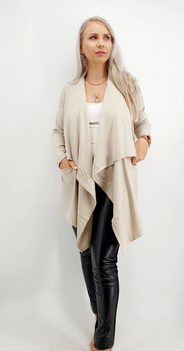 Cardigan dama asimetric