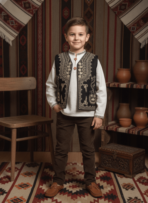 Vesta traditionala copii Marin 7