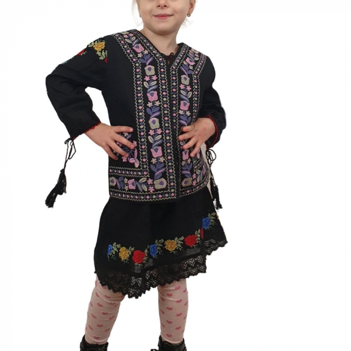 Vesta Traditionala copii negru 6 [2]