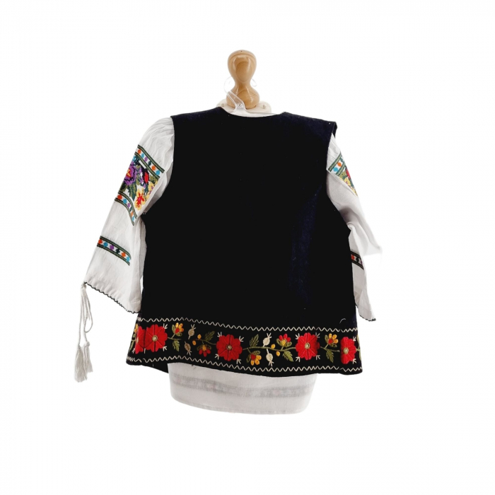 Vesta Traditionala copii negru 10 [2]