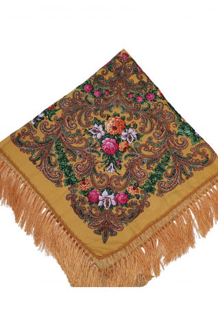 Batic etno mare galben Bujori 2 [2]