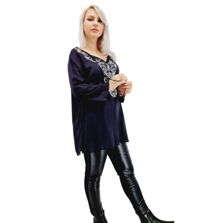Блузи - Bluza cu broderie Tereza