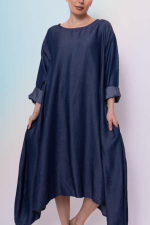 Rochie denim asimetrica [1]