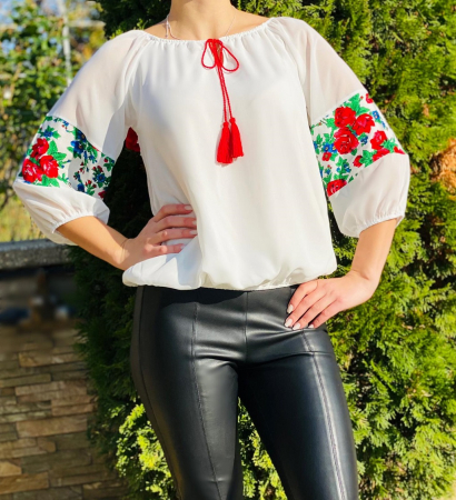 Bluza stilizata cu motive traditionale Margareta 2 [1]