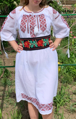 Accesorii - Brau adulti Negru cu Broderie 2