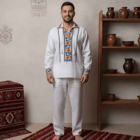 Camasi Traditionale Barbati - Camasa Traditionala Mathias