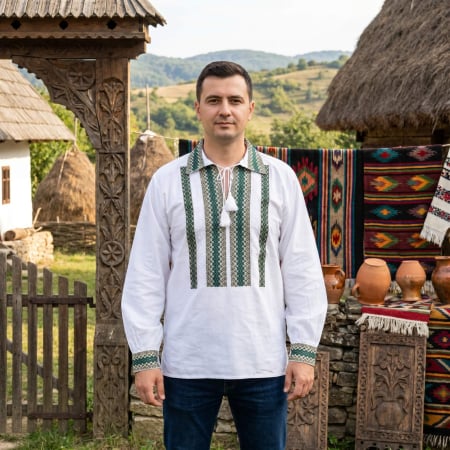 Camasi Traditionale Barbati - Camasa Traditionala Nichita 7